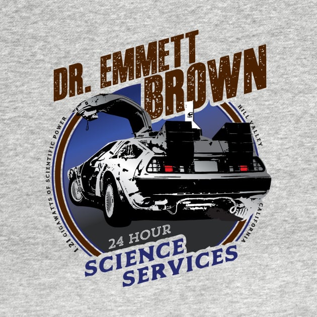 Dr. Emmett Brown Science Services by MindsparkCreative